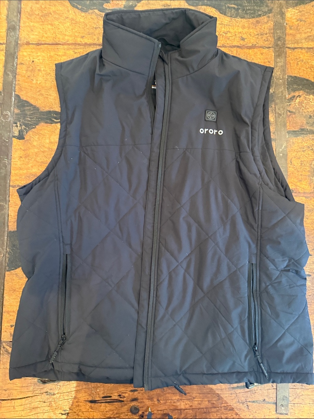 Ororo Men’s Quilted Heated Vest - Black